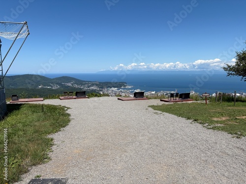 小樽市内の天狗山展望台