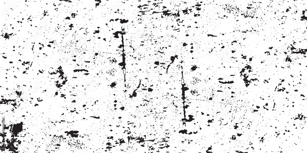 Obraz premium Scratched Grunge Urban Background Texture Vector. Dust Overlay Distress Grainy Grungy Effect. Distressed Backdrop Vector Illustration. Isolated Black on White Background. EPS 10.