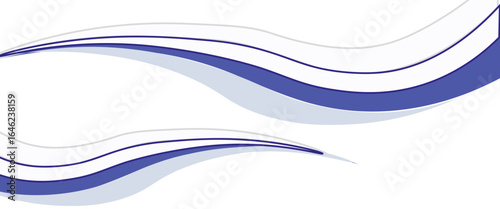 Abstract blue wave background, minimal wave design concept, vector illustration. for banner, Sea waves layered vector background illustration and sea beach vector illustration.