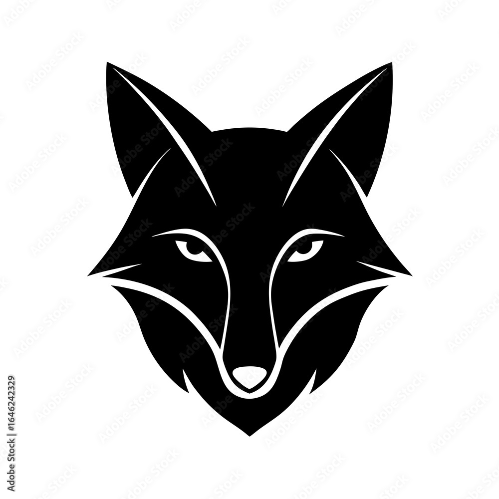 Fototapeta premium vector illustration of a fox