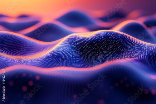 Colorful Abstract Waves Display Intricate Patterns in Digital Art.