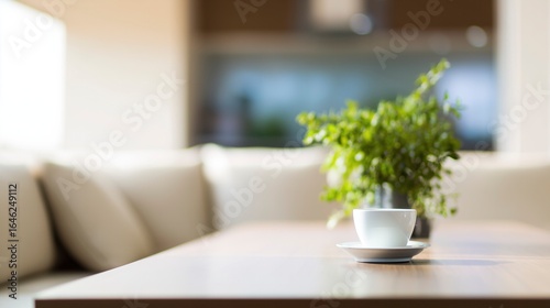 Wallpaper Mural Minimalist living space with clean-lined furniture and neutral tones, embodying modern simplicity and calm elegance. Torontodigital.ca