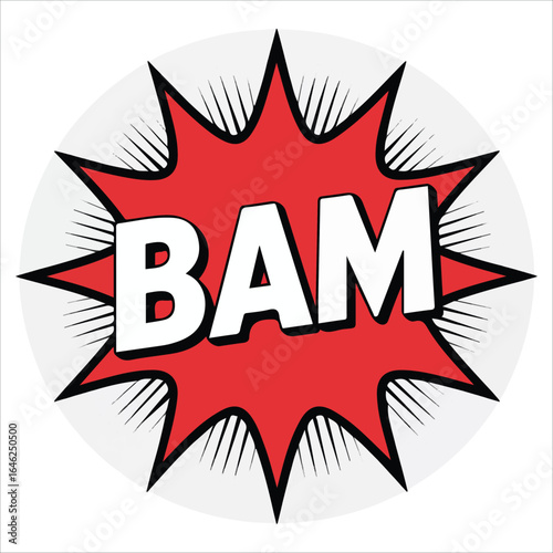 Comic book surprise explosion vector illustration isolated