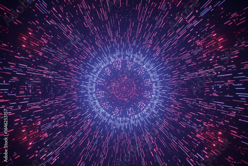 Dark abstract fractal cyber tech web background