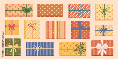 A collection of beautifully wrapped gift boxes for any occasion