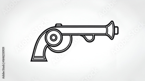 whistle icon line art silhouette vector illustration