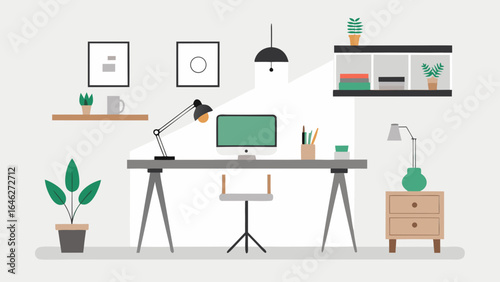 Minimalist Modern Loft Workspace Interior Creative Office Design