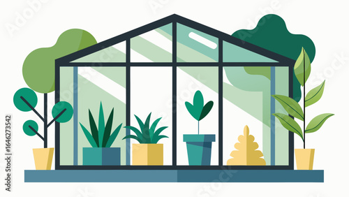 Minimalist Plant Filled Sunroom with Natural Light and Greenery Decor
