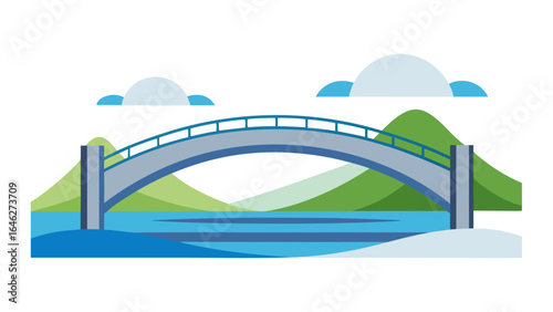 Flat Vector Sports Complex Exterior City Urban Architecture Graphic
