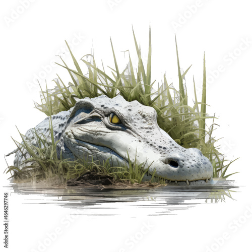 crocodile in the water