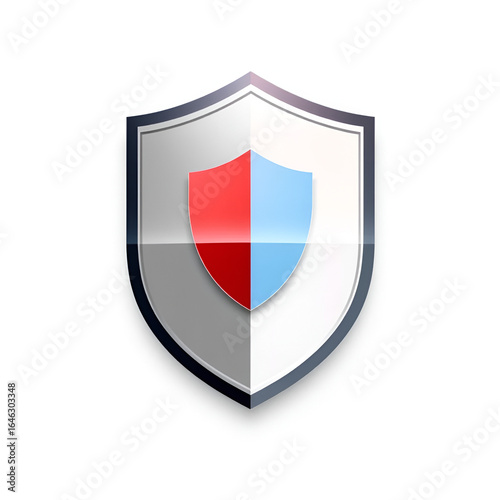 Cyber security safety shield in minimalistic style. 3d vector illustration. white background Free Download Cyber security safety shield in minimalistic style. 3d vector illustration. white background - GFXLoad