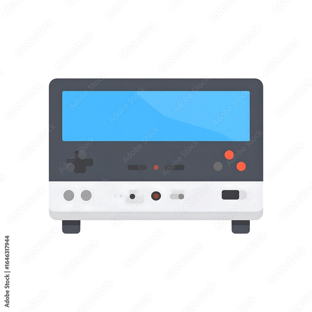 Obraz premium Retro gaming console icon