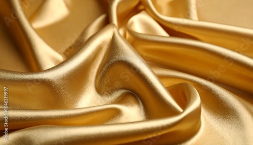 Luxurious gold silk fabric texture (1)