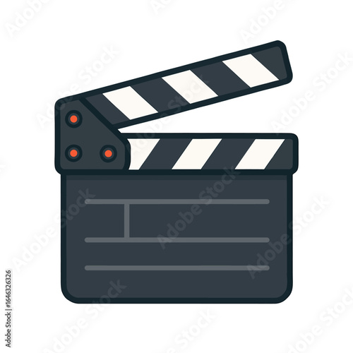 Classic Film Clapperboard Essential Movie Production Tool for Cinema and Video