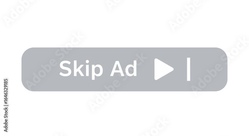 Essential digital interface element, the 'Skip Ad' button offers users immediate control and an improved, seamless viewing experience by bypassing unwanted commercial breaks.