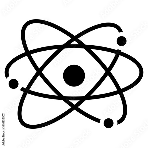 Atom Symbol glyph icon