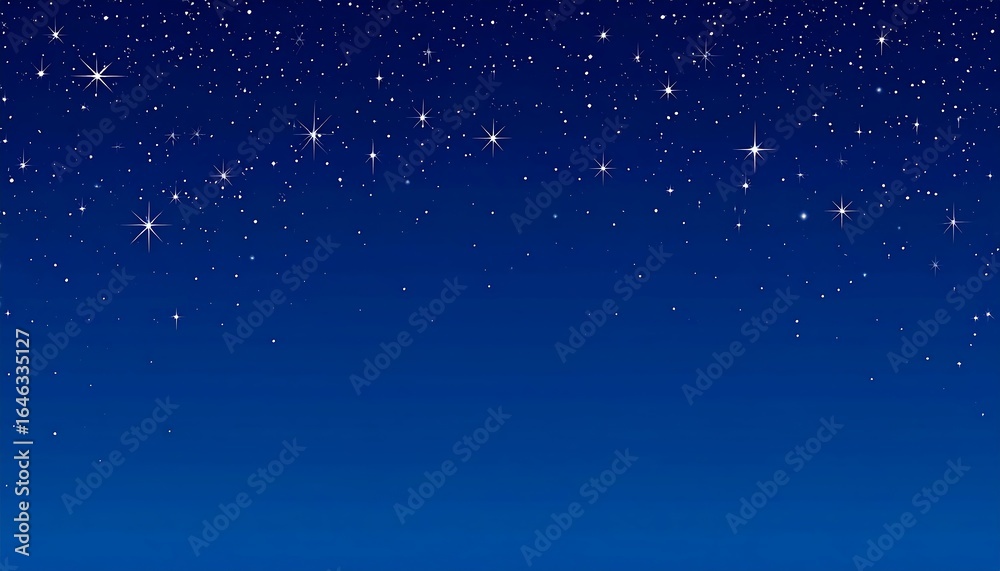 Obraz premium Night sky with stars (2)
