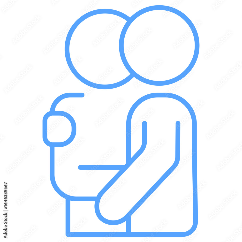 Consoling Blue Icon Consoling Blue Icon