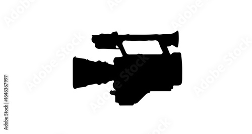 Object explore professional video camera equipment for filmmaking and broadcasting with high quality resolution footage vector
