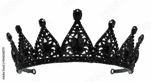 Object black crown tiara for women girls birthday party prom halloween costume accessories queen princess headpiece 100 vector
