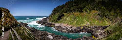 Scenic Coastal View with Rocky Shoreline and Ocean