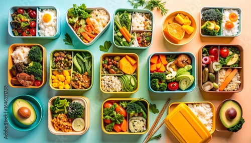 Healthy Vegan Bento Boxes.