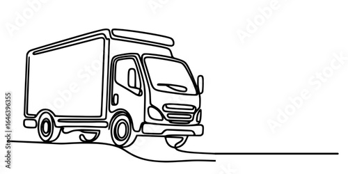 vector illustration of a truck