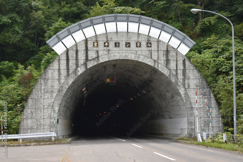 Obraz premium 霧平トンネル