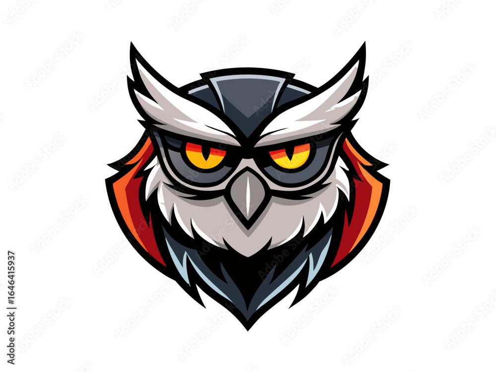 Naklejka premium owl e sport