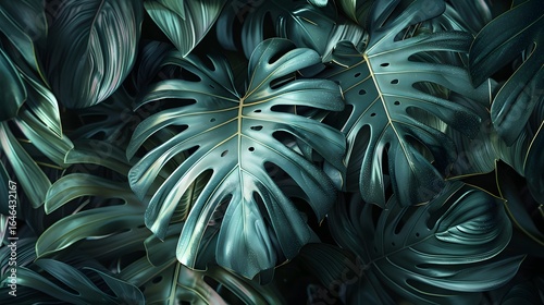 abstract fractal leaf