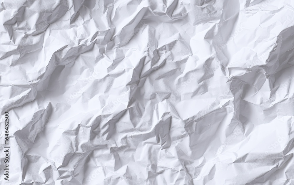 Obraz premium Crumpled white paper texture (3)