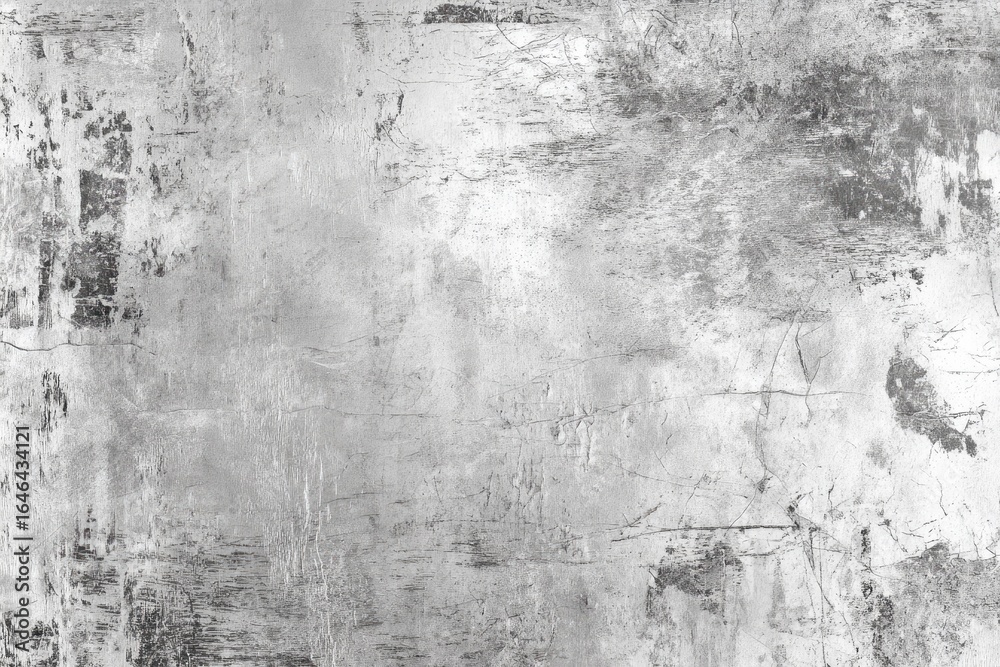 Obraz premium Abstract grayscale texture, showing layered, mottled, and distressed surface