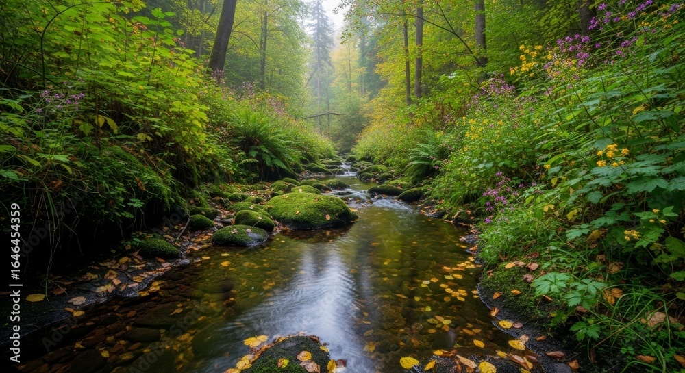 Obraz premium River stream