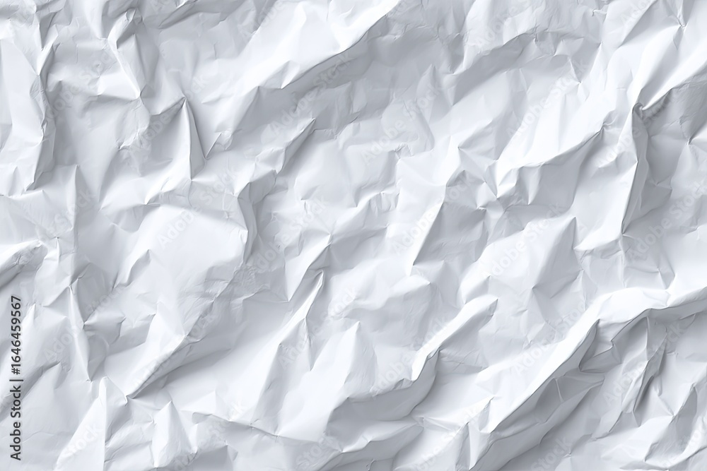 Obraz premium Wrinkled white paper texture (3)