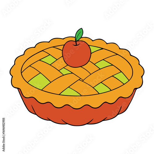 Golden, flaky crust filled with warm, cinnamon-spiced apples, this traditional apple pie is a timeless dessert that brings comfort and sweetness to every bite.
