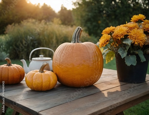 Autumn lifestyle or Halloween