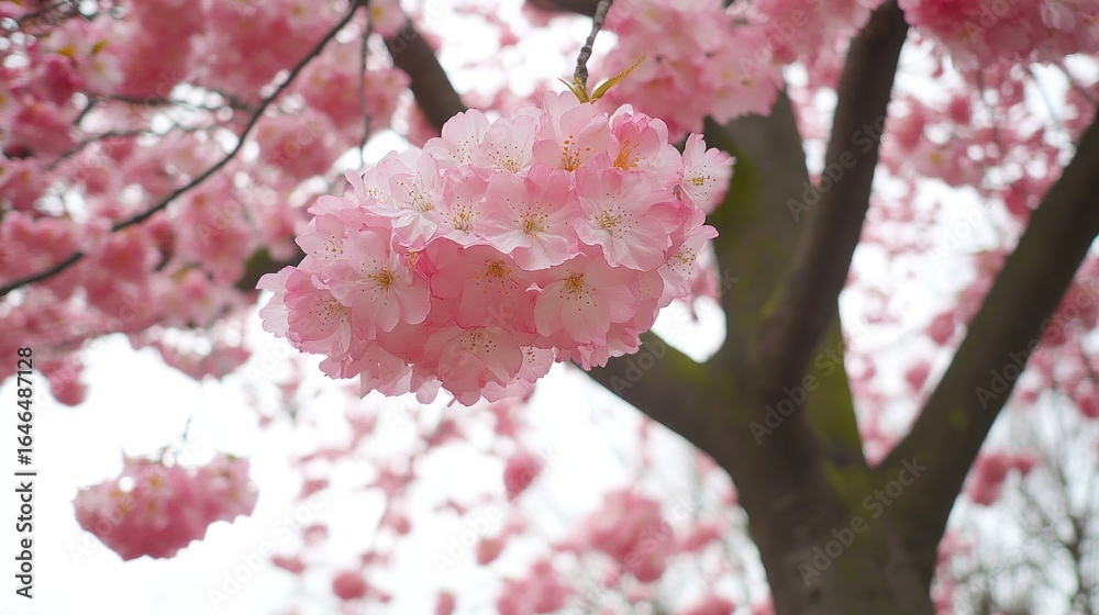 Obraz premium Enchanted Pink Blossom: A Springtime Serenade