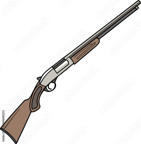 Silhouette assault rifle , ideal for military-themed designs, tactical branding, or defense illustrations