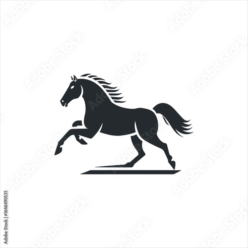horse silhouette vector