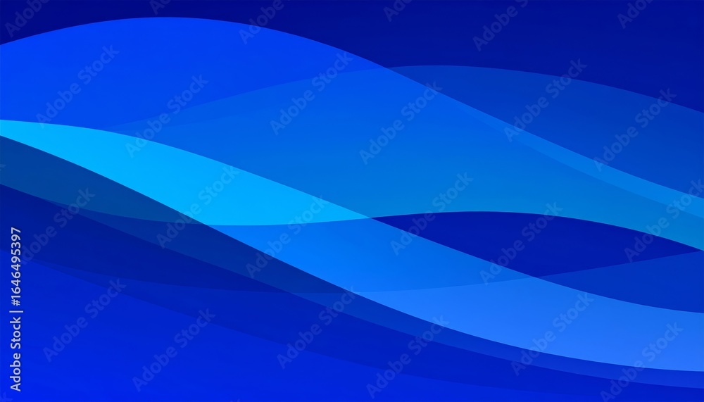 Obraz premium Abstract Blue Wave Design Background