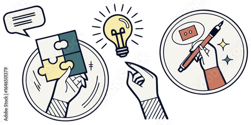 Review  set icons. Containing feedback, rating, testimonial, satisfaction, comment, opinion, like, customer, recommend and more. Solid vector icons col.