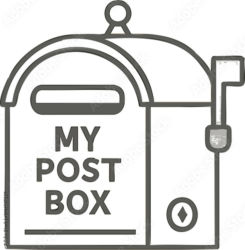 우편함, 소통, 편지, 흰색, 회색, 기업, 아파트,배송,소포,배달,우체통