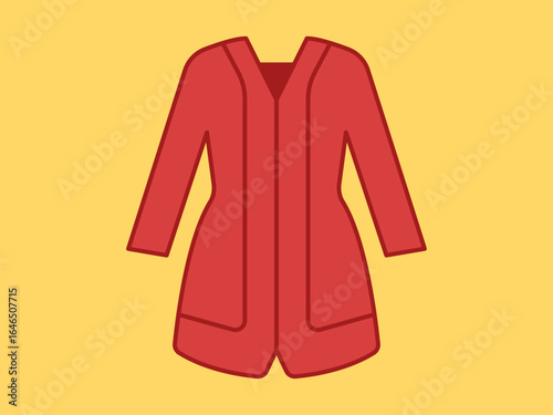 Woman wedding clothes icon. Asian culture vector icon. Flat illustration concept.