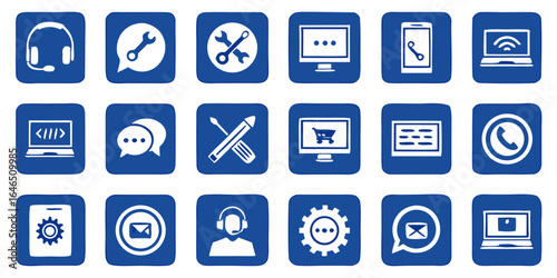 set of icons internet banking 