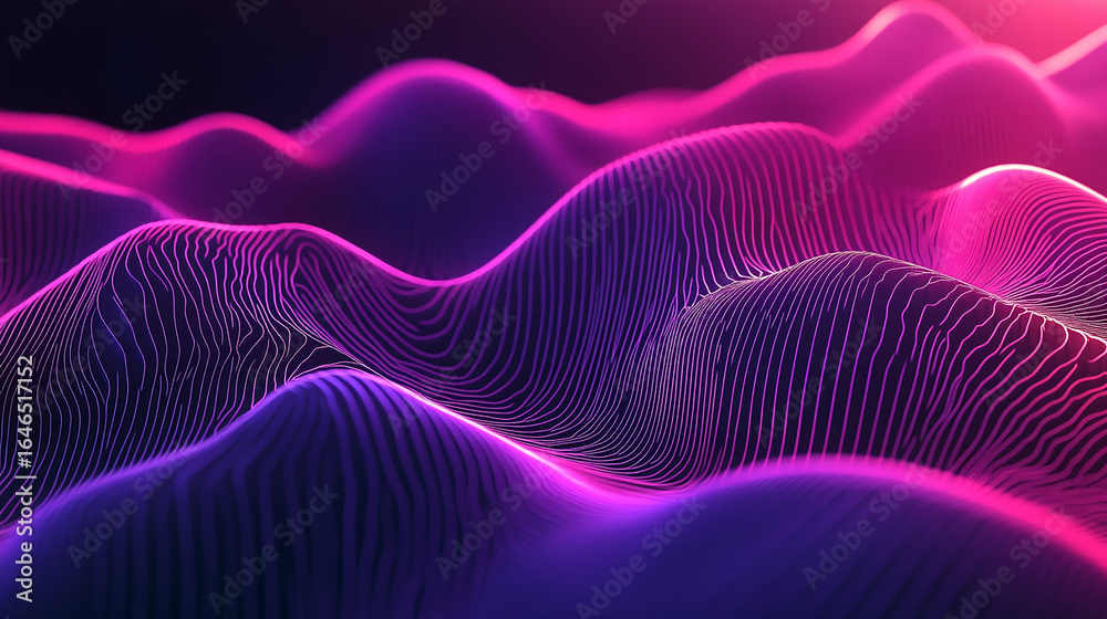Fototapeta premium a stunning composition design with glowing hot pink neon