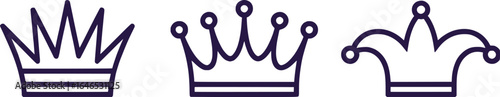 Unique Collection of Royal Crowns Representing Power Nobility and Majesty in a Playful and Imaginative Way Perfect for Fantasy Illustrations