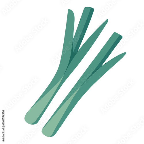Lemongrass Stalks Vector Illustration