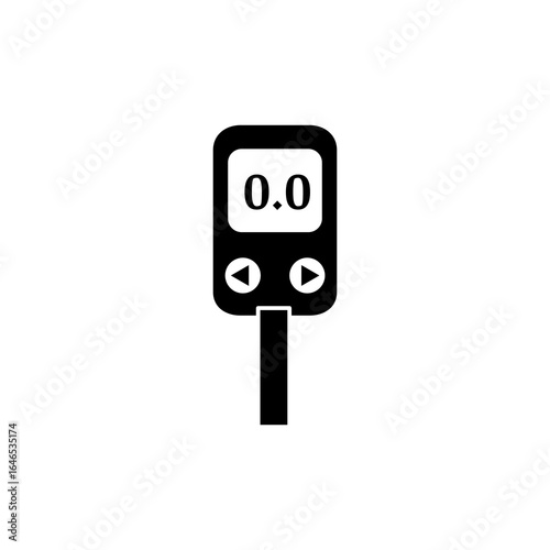 Blood sugar test icon, trendy style illustration for web and app..eps