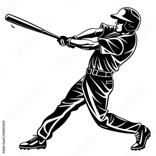baseball batter vector
