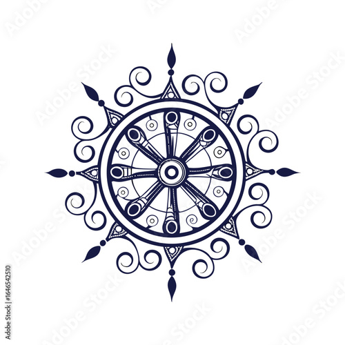 Mandala set icons.